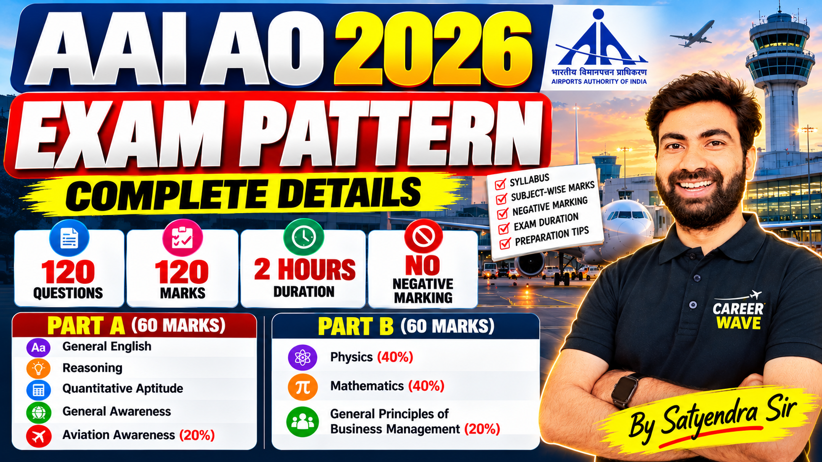 complete-AAI-Junior-Executive-Airport-Operations-2026-exam-pattern